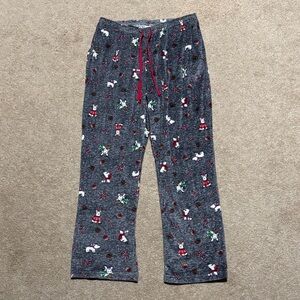 Festive Gray Pajama Pants
